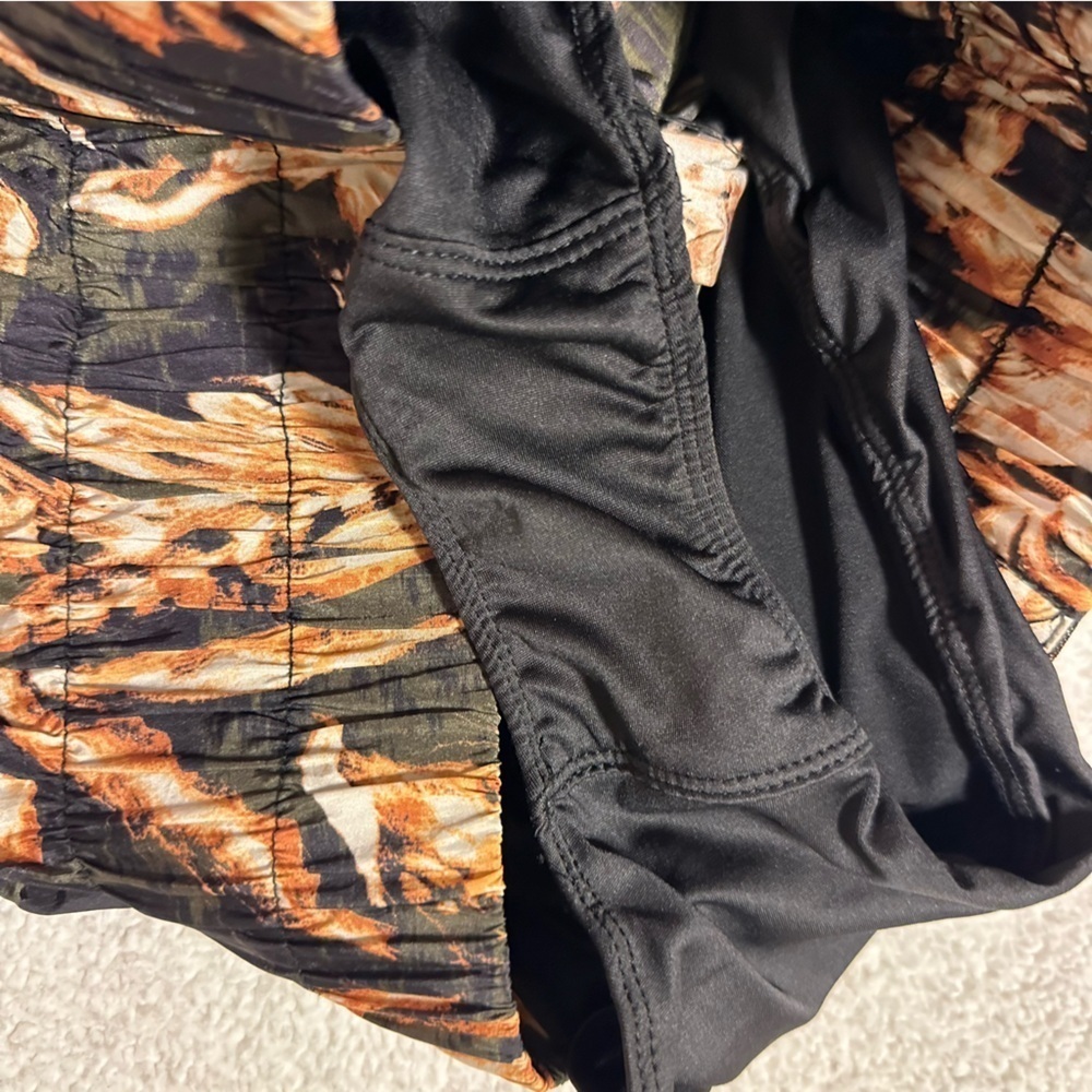 FP Movement x Free People The Way Home Athletic Shorts Brown Black Combo - Picture 8 of 11